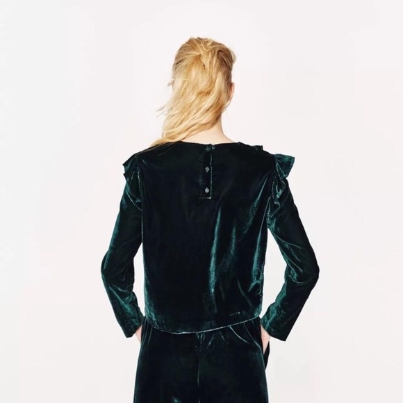 Zara Jade Velvet Top - Picture 2 of 8